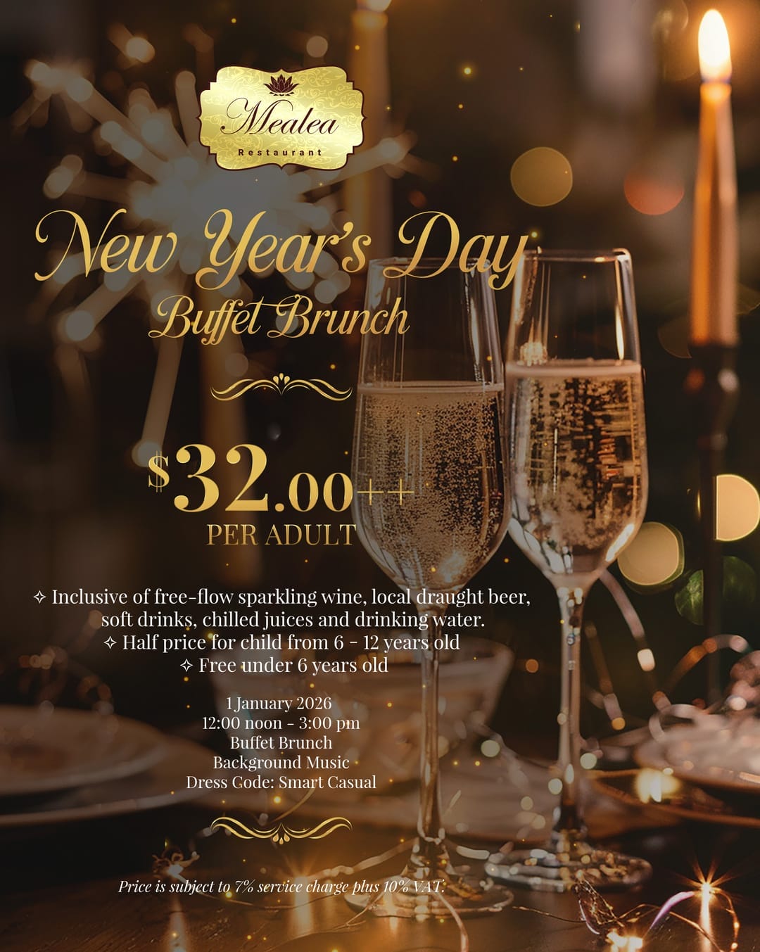 New Year’s Day Buffet Brunch 2026