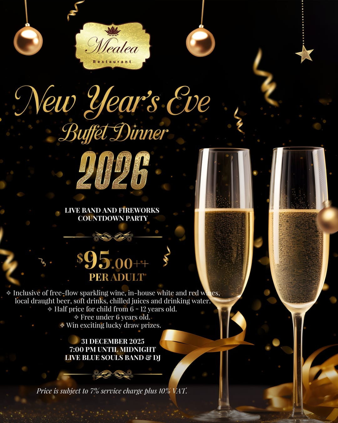 New year Eve Dinner 2026