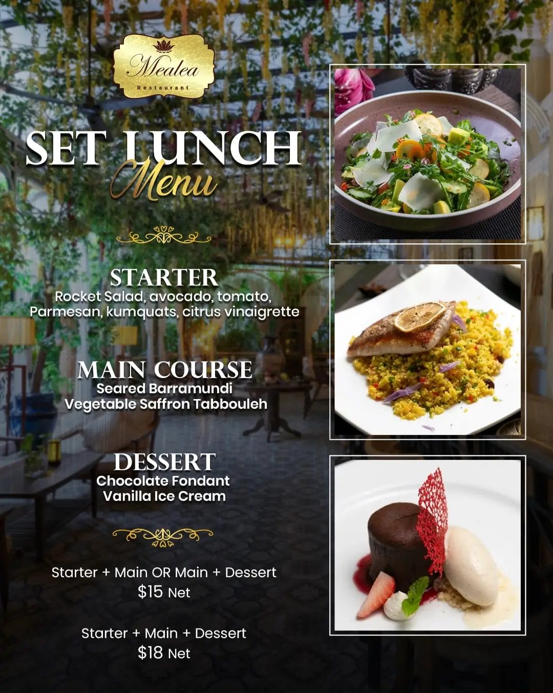 March 2026 Set Lunch